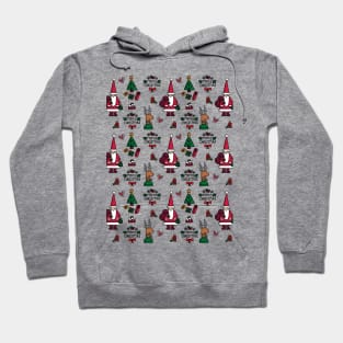 Christmas Santa Pattern Hoodie